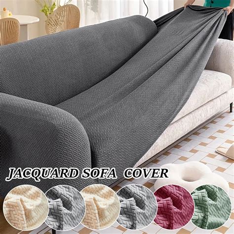 Sof Jacquard Grosso Slipcover Para Sala De Estar L Shaped Canto