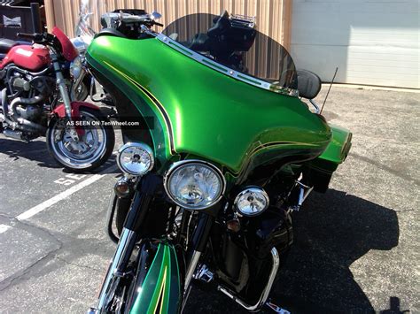 2011 Harley Davidson Screaming Eagle Street Glide Kryptonite Green