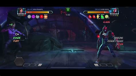 Mcoc Kate Bishop Vs Spider Punk On Node 32 House Of Mirror Ebb Flow Intercept Mighty Charge