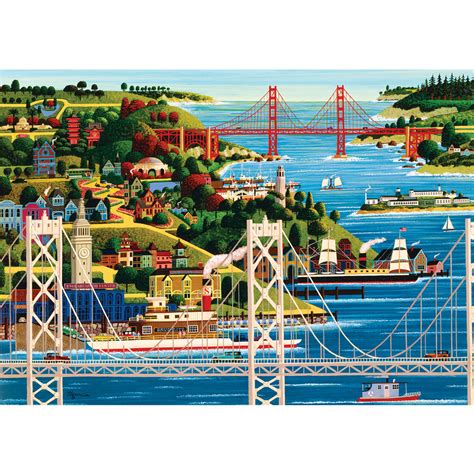 Bridges Of San Francisco 1000 Piece Jigsaw Puzzle | Spilsbury