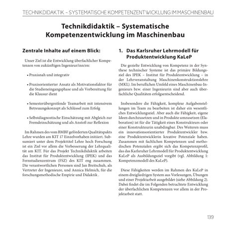 PDF Technikdidaktik Systematische Kompetenzentwicklung Im Maschinenbau