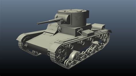 Soviet Tank T26 3D Model By I1San (@ivanSan96) [011cd3a], 42% OFF