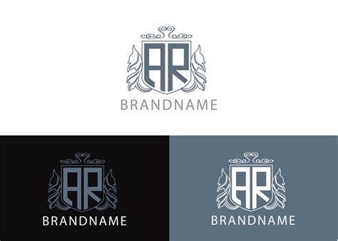 Premium Vector Modern Monogram Initial Letter Ar Logo Design Template