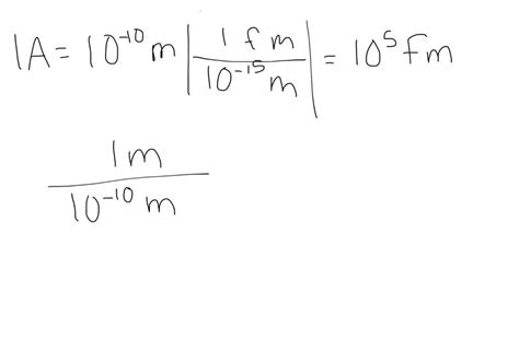 SOLVED:An angstrom (symbol A ) is a unit of length, defined as 10^-10 m ...