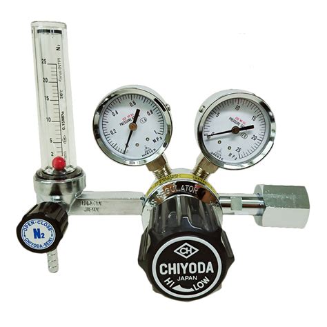 Chn N Nitrogen Gas Regulator With Two Pressure Gauge Flowmeter