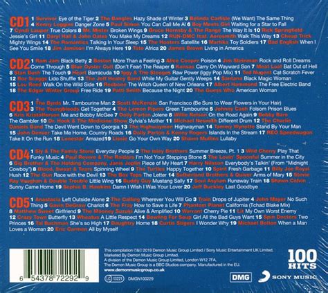 100 Hits American Anthems 5 Cd 2019 100 Hits