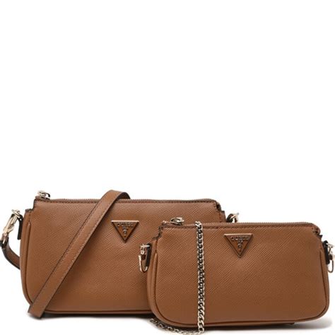 Guess Listonoszka Saszetka Alexie Double Pouch Crossbody Gomez