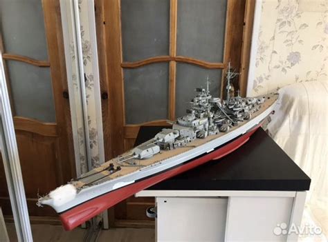 Модель корабля Линкора "Бисмарк" в Масштабе 1:200 купить в Москве ...