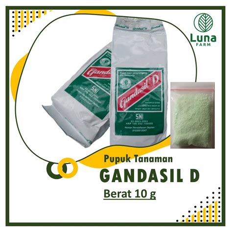 Jual Gandasil D G Daun Pupuk Npk Majemuk Vegetatif Nutrisi