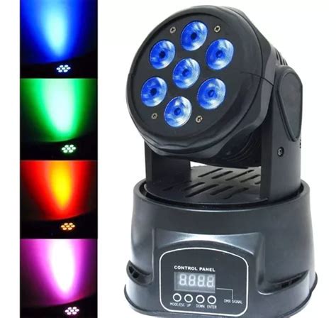 Cabeza Movil Big Dipper Lm70 Rgbw 7 Leds 4 En 1 8w Led Cuotas sin interés