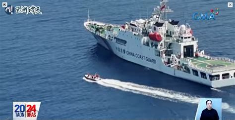 Nagsasagawa Ng Ehersisyo Ang China Coast Guard Bago Ang Convoy Ng