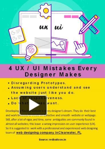 Ppt Ux Ui Mistakes Every Designer Makes Powerpoint Presentation