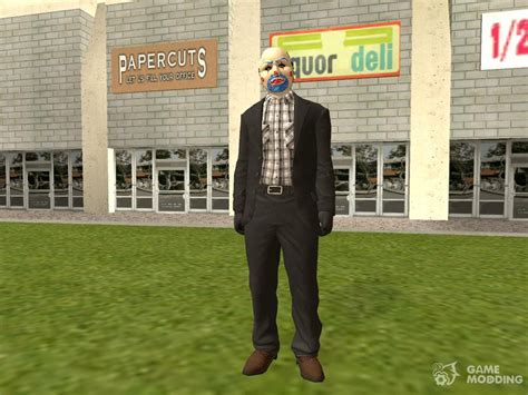 Joker Heist Outfit HD GTA V Style for GTA San Andreas