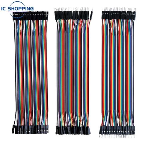 Jumper Wire 40PCS DuPont Line DuPont Cavo Di Collegamento Maschio A