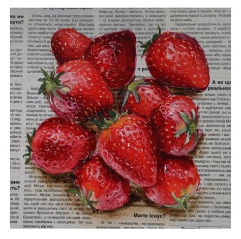 Pin by talina on رسم بسيط in 2024 Food painting Newspaper painting