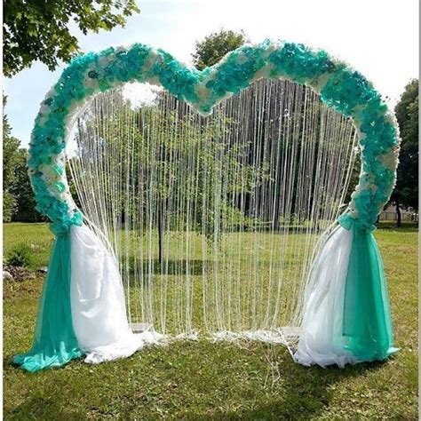 Wedding Arch Heart Heart Shaped Wedding Arch Wedding Etsy Floral