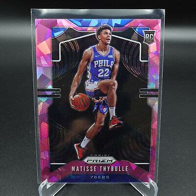 2019 20 NBA PANINI PRIZM BASKETBALL MATISSE THYBULLE ROOKIE CARD PINK