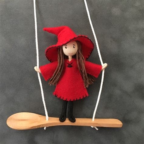 Set of Kitchen Witch Dolls Kitchen Witch Hanging Witch on a | Etsy