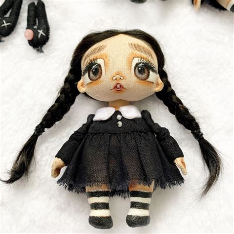 Уэнсдей кукла Wednesday Среда Сувенир из фильма Игрушка Аддамс Брелок в ...