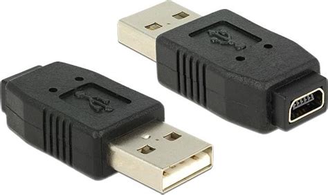 Delock Usb Adapter Usb A Stecker Auf Mini B Buchse Ab