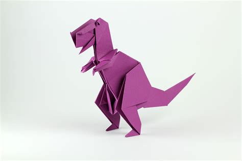 10 Tyrannosaurus Rex Dinosaur Origami Origami T Rex Origami Art