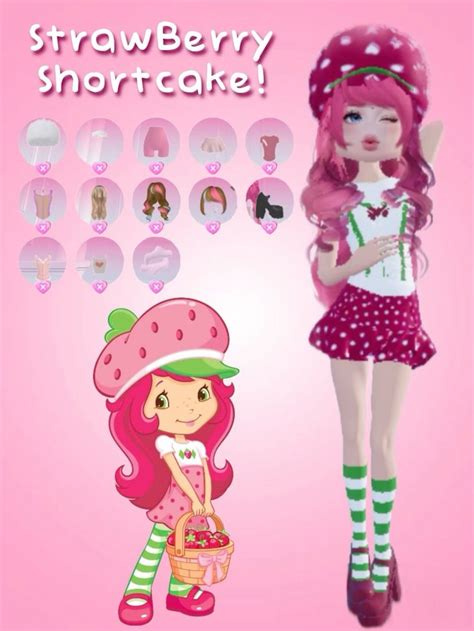 STRABERRY SHORT CAKE In 2024 Duo Dress Dress To Impress Themed Outfits