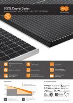 Monokristallines Photovoltaik Modul DUPLEX BISOL farbig für Dach