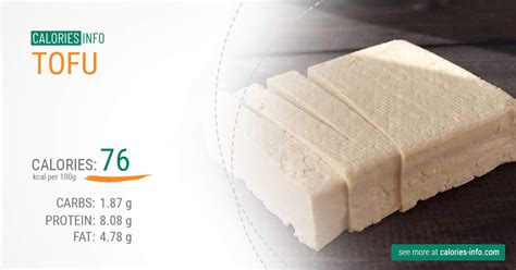 Tofu Calories and Nutrition (100g)