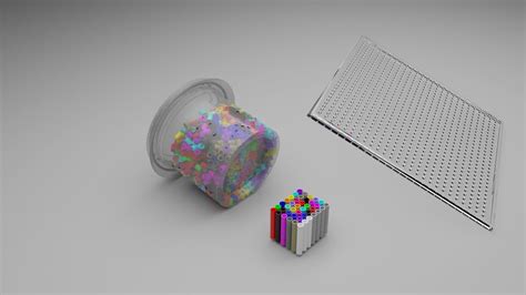 Hama Beads 3D model | CGTrader