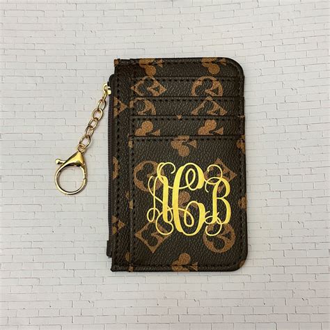 Custom Keychain Wallet & Card Holder With Coin Pocket - Etsy