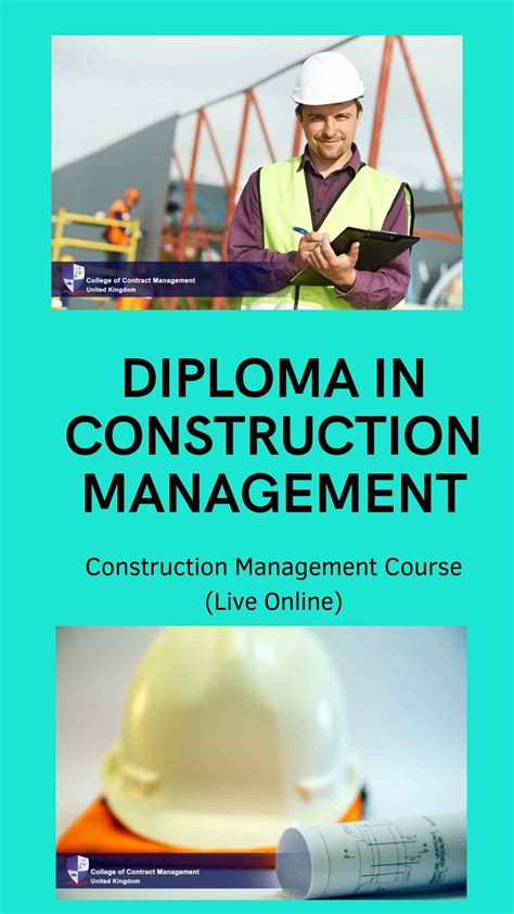 Diploma In Construction Management Construction Management Contract