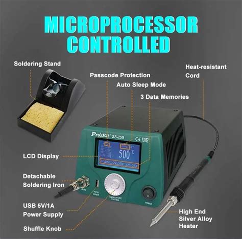 Proskit W Lcd Smart Soldering Station Ss In Pakistan Digilog Pk