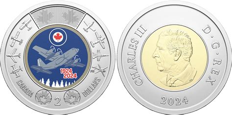 Coins And Canada 2 Dollars 2024 100th Anniversary Of The Royal