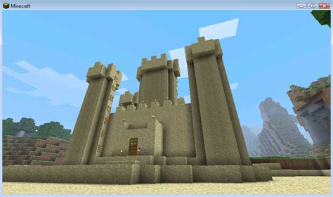 Minecraft Sand Castle by SalamanderDe on DeviantArt