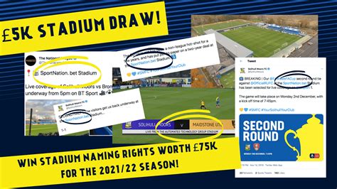 Win our stadium naming rights! | Solihull Moors FC