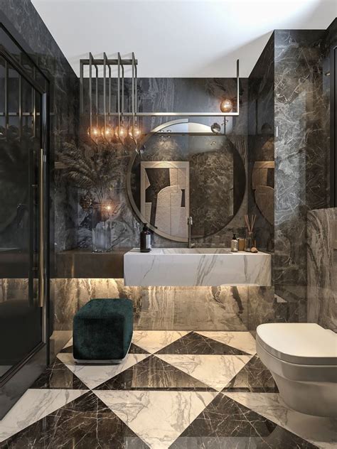 Luxurious Guest Toilet On Behance Bathroom Design Decor Bathroom