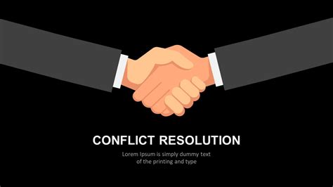 Conflict Resolution Powerpoint Template Slidebazaar