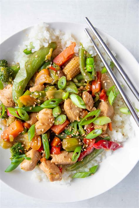 Easiest Way To Make Healthy Chicken Stir Fry Recipes With Rice