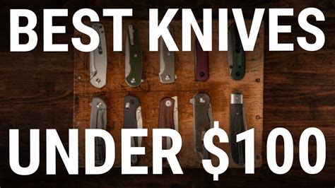 10 BEST EDC Knives Under 100 YouTube