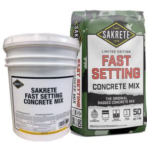 Sakrete Fast Setting Concrete Mix Tcc Materials