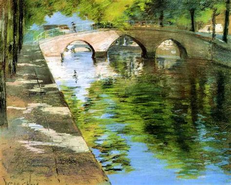 Reflections Aka Canal Scene William Merritt Chase