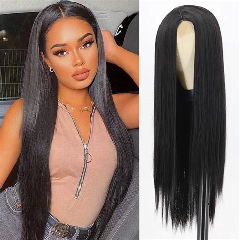 Long Straight Black Wigsynthetic Long Black Wigs For