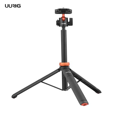 Uurig Tp 02 Multi Functional Selfie Stick Tripod Stand With Flexible Ball Head Phone Holder