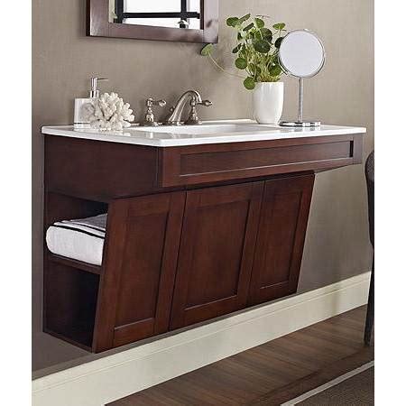 Fairmont Designs Shaker 36" Wall Mount ADA Vanity - Dark Cherry | Free ...