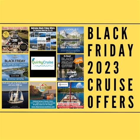 Black Friday Cruise Offers 2023 From 8 Small-Ship Lines