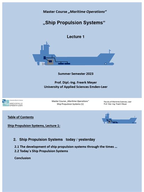 mmo ship propulsion systems  marine propulsion internal