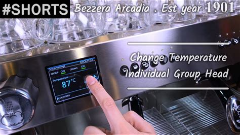 How To Tci Change Group Head Temperature Bezzera Arcadia