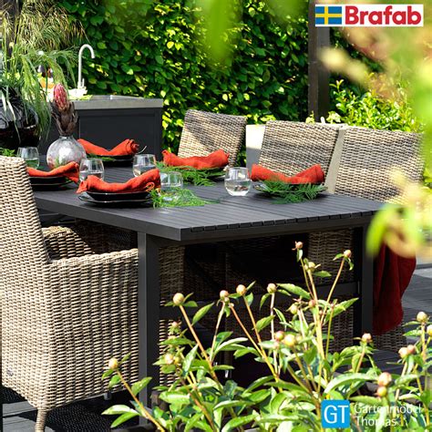 Brafab Vevi Gartentisch X Cm Gestell Aluminium Gartenm Bel