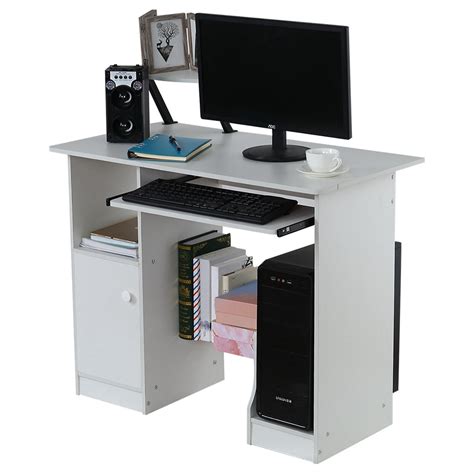 Ebern Designs Home Desktop Computer Desk With Lockers Home Small Desk ...