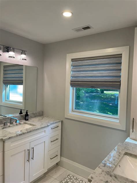 Dashing Hunter Douglas Soft Fold Roman Shades Project In Upper Saddle River Nj By Bergen County